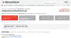 Desktop Screenshot of alejanieruchomosci.pl