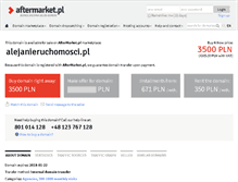 Tablet Screenshot of alejanieruchomosci.pl